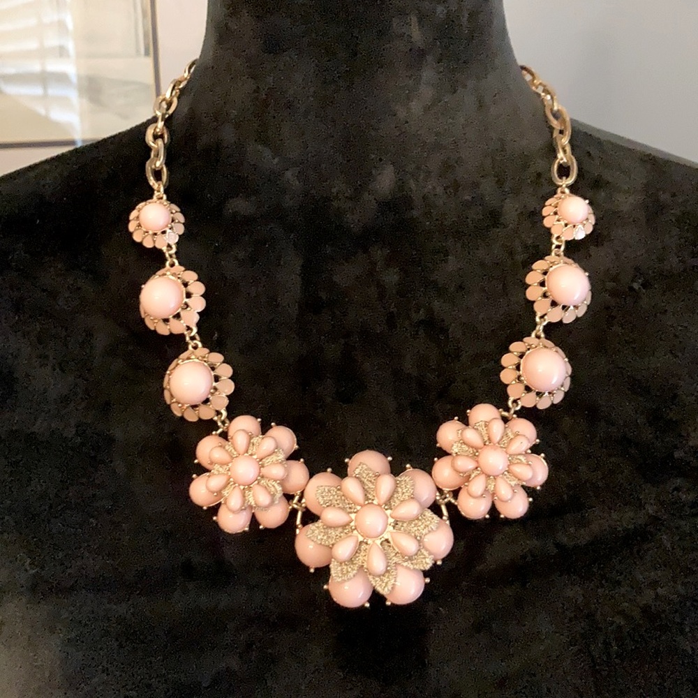 Pink Floral Necklace